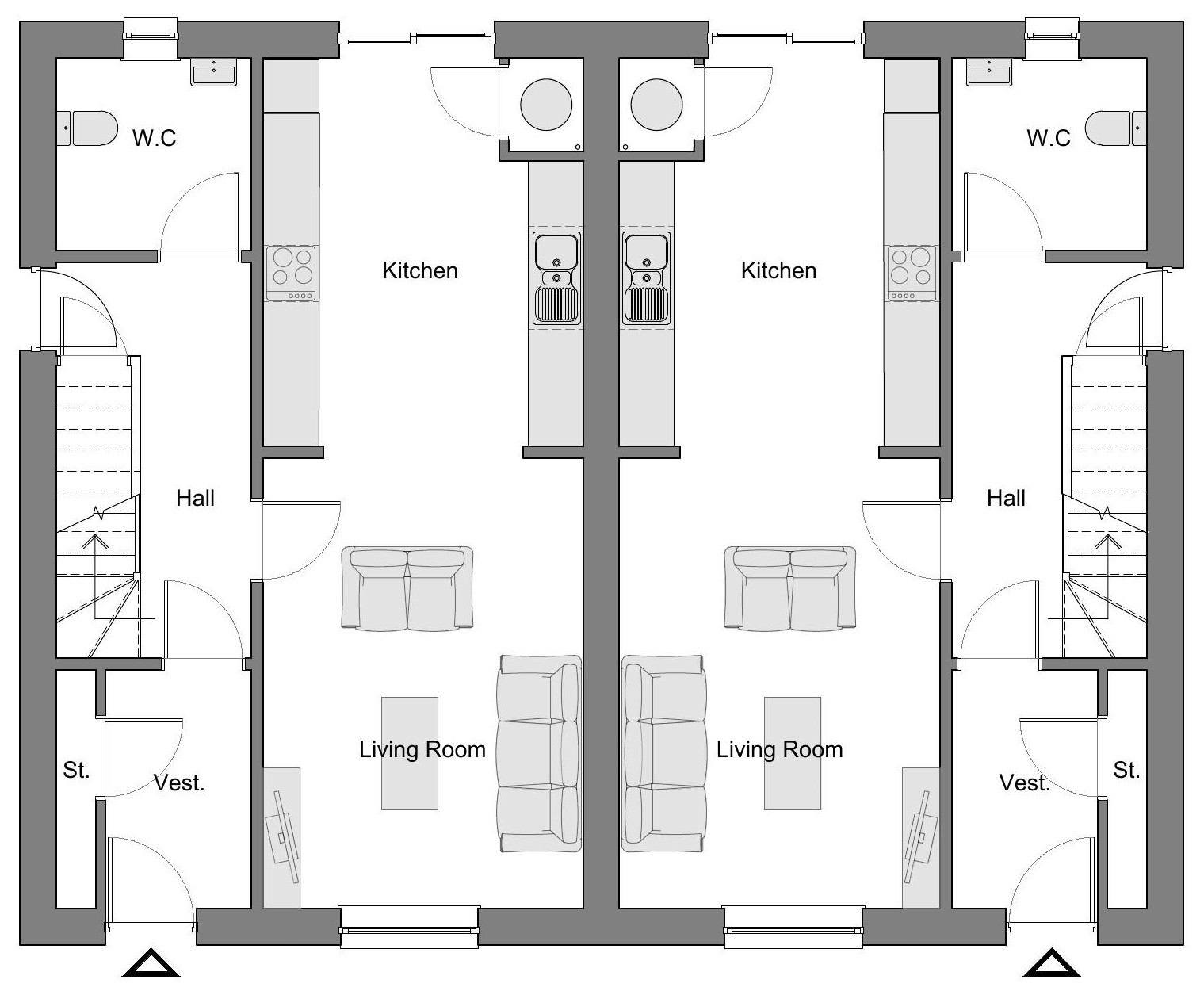 Type B Ground Floorplan
