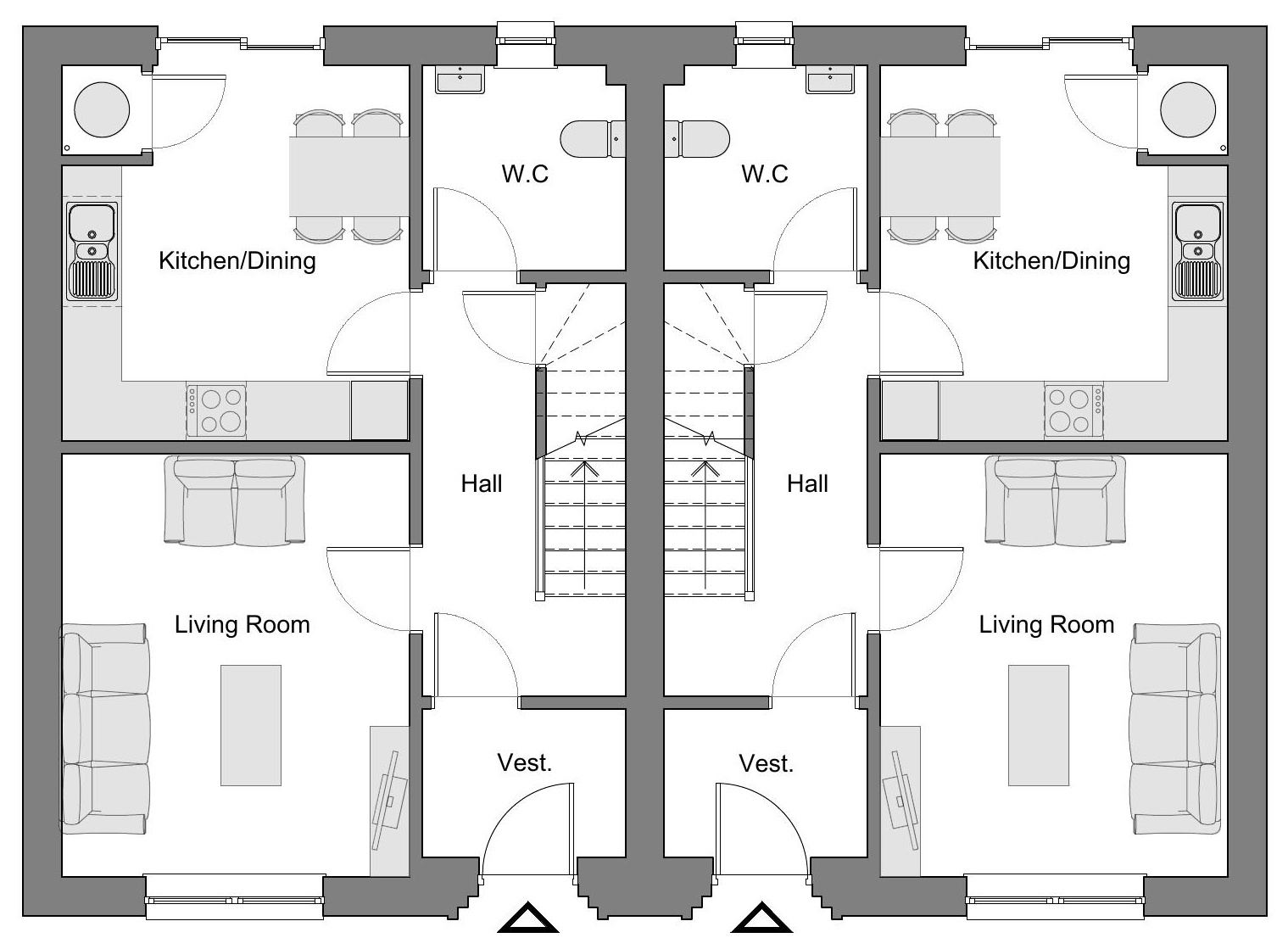 Type D Ground Floorplan