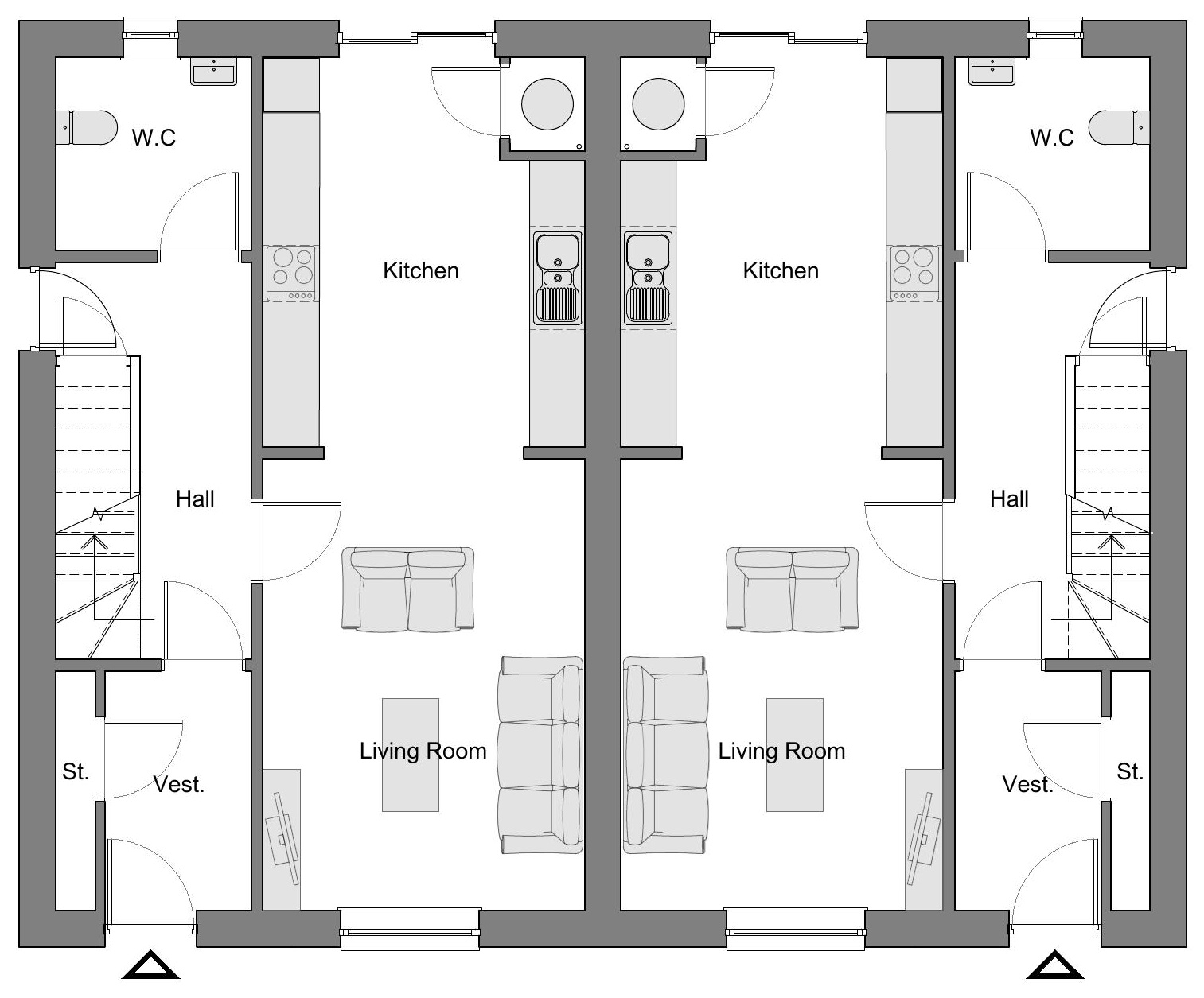 Type B1 Ground Floorplan