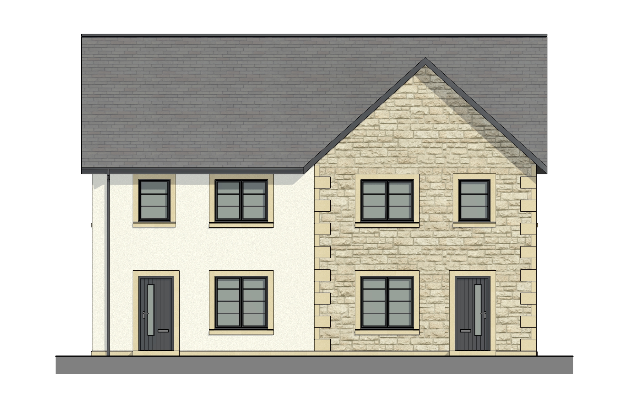 Type B2 elevation