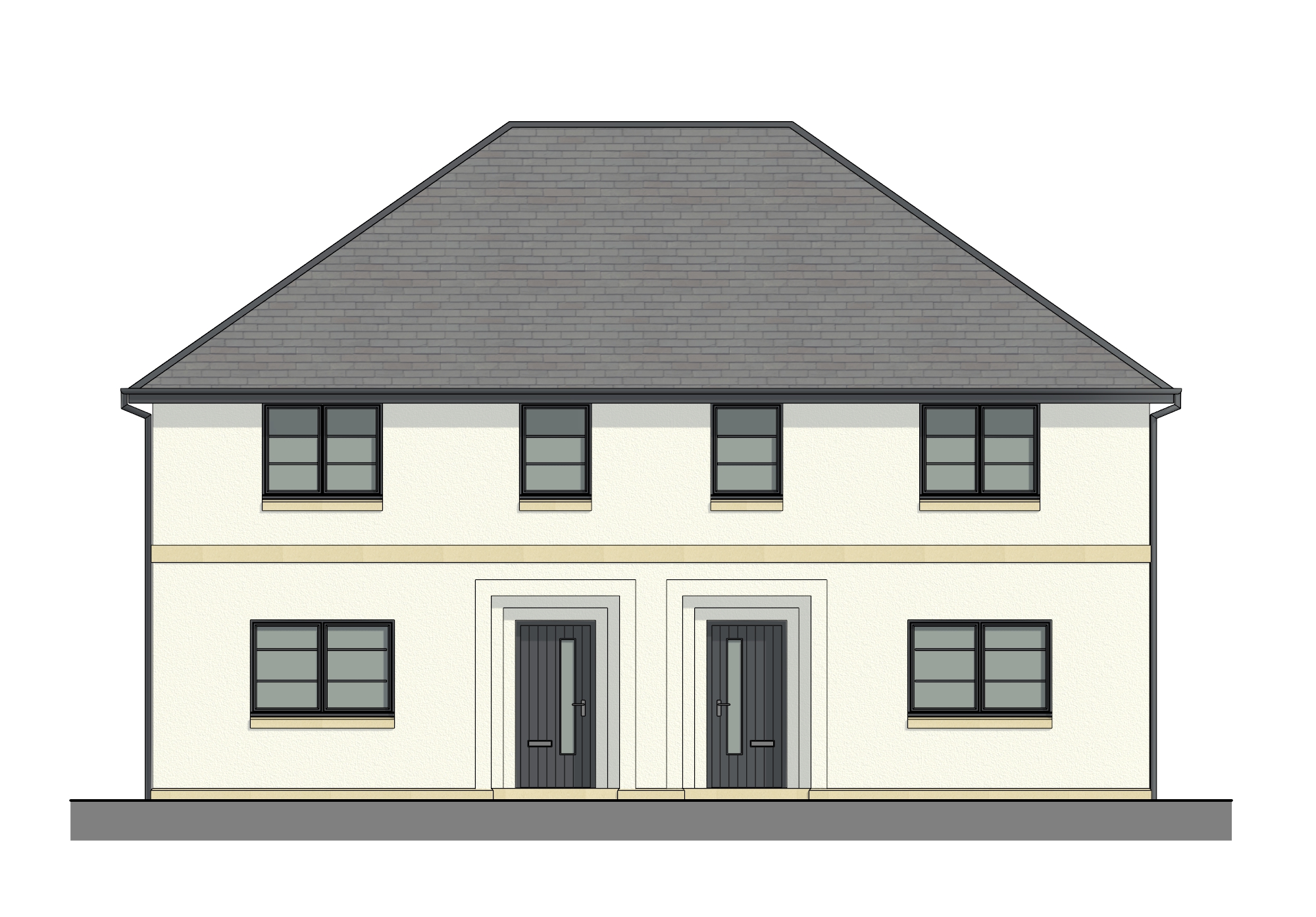Type D elevation