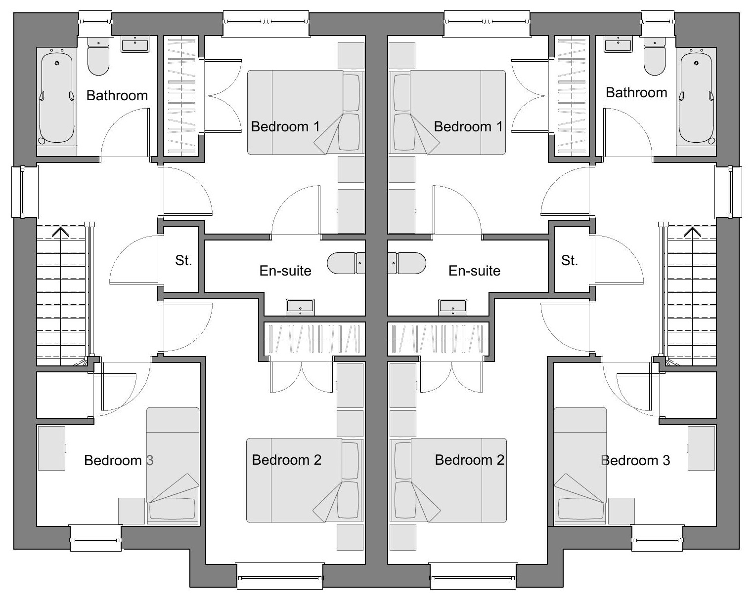 Type A1 First Floorplan